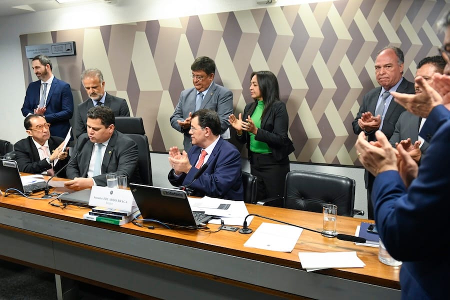 Aprovação da reforma tributária na CCJ do Senado, dia 7 de novembro de 2023 / 📸 Jefferson Rudy/Agência Senado