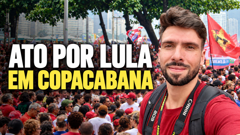 Vídeo: acompanhamos o ato pró-Lula em Copacabana