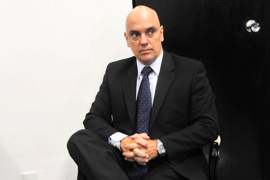 O ministro Alexandre de Moraes tem uma série de atritos com o presidente Jair Bolsonaro/ Foto: Jane de Araújo/Agência Sena