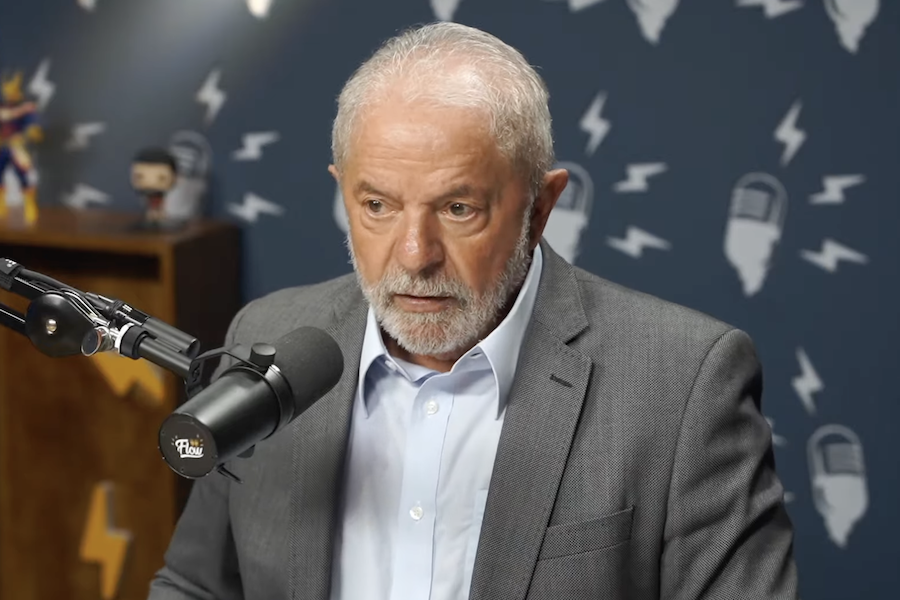 Lula participou do Flow Podcast / Foto: Reprodução