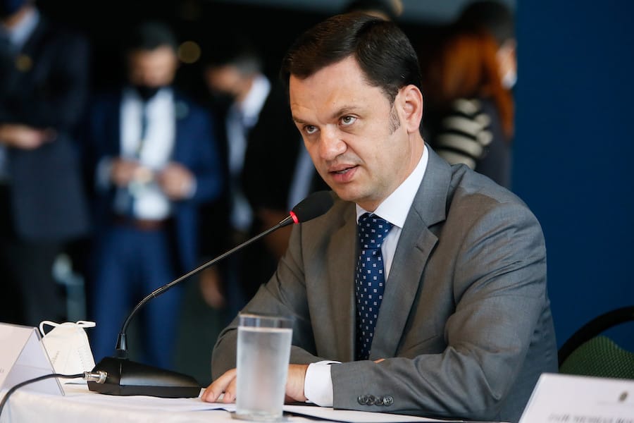 O então ministro da Justiça e Segurança Pública, Anderson Torres, em 2021 / Foto: Isac Nóbrega/PR