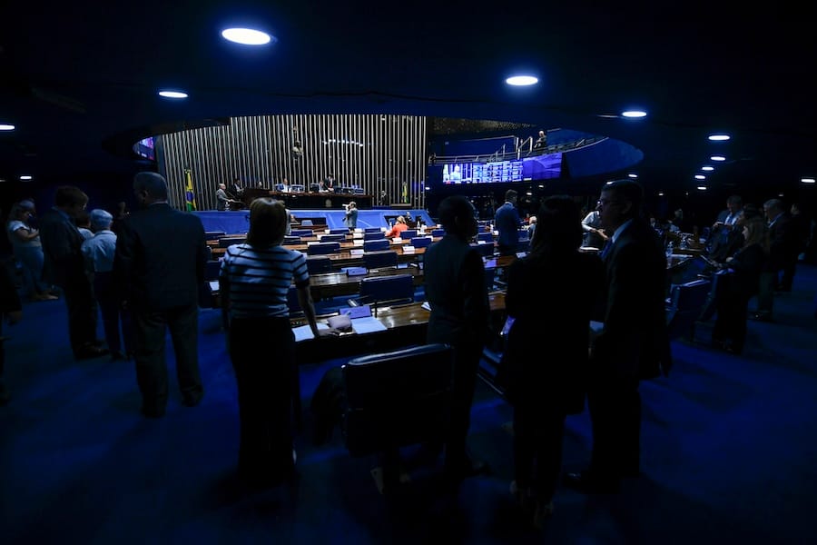 Imagem mostra o plenário do Senado / 📸 Edilson Rodrigues/Agência Senado