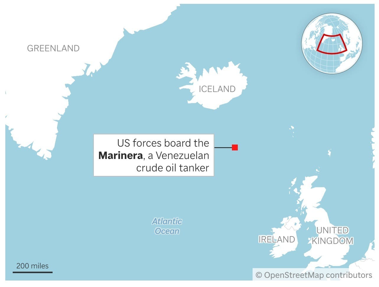 EUA apreendem 2 navios petroleiros ligados à Venezuela no Atlântico Norte e no Caribe