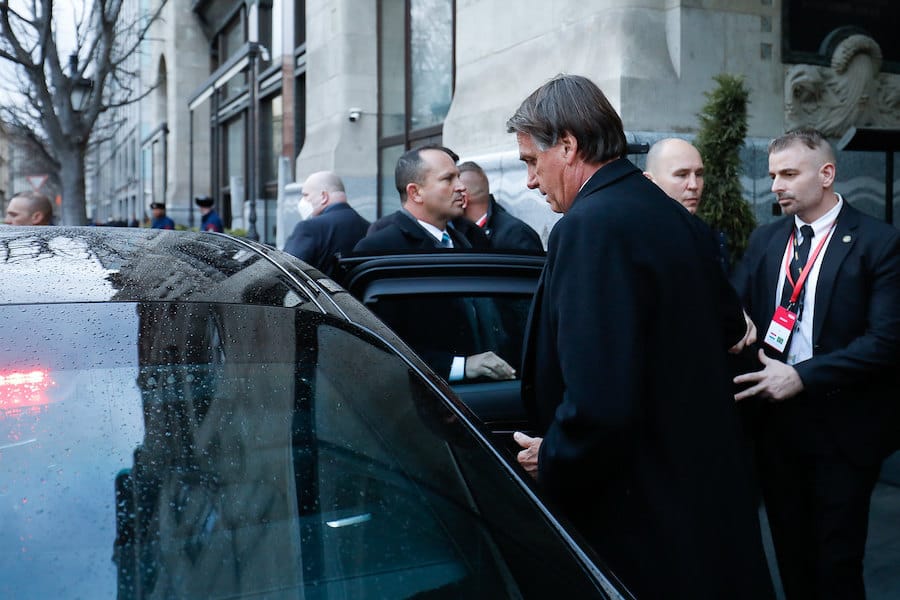 (Budapeste - Hungria, 17/02/2022) Presidente da República Jair Bolsonaro, despede-se do Senhor Primeiro-Ministro da Hungria,