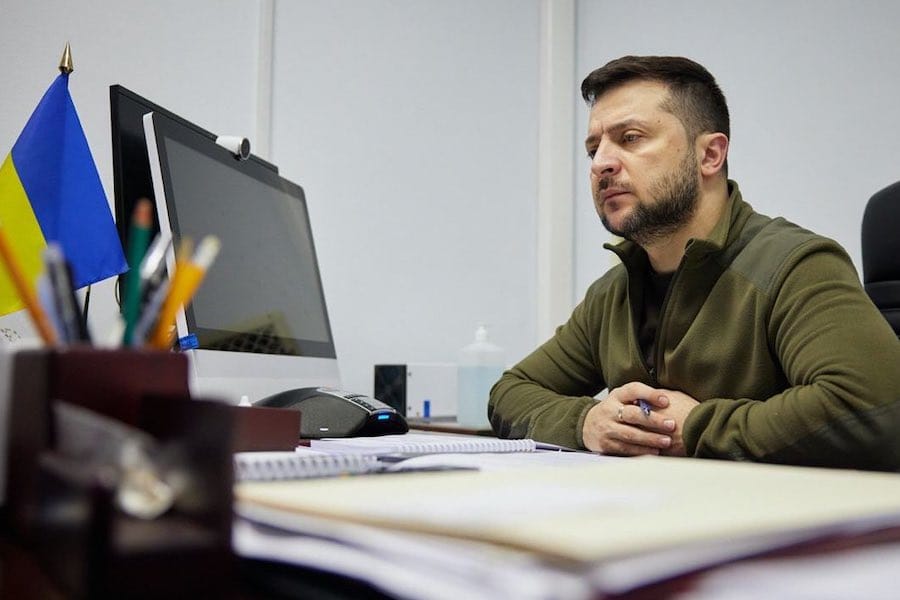 O presidente da Ucrânia, Volodymyr Zelenskiy / Foto: Reprodução/Twitter Volodymyr Zelenskiy