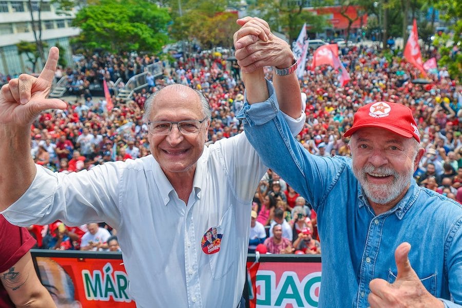 Lula e Alckmin durante campanha / Foto: Ricardo Stuckert/Divulgação