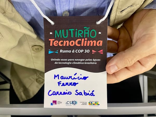 Mutirão Tecnoclima: Correio Sabiá participa de evento em Belém, sede da COP30