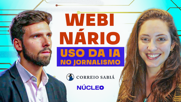 Webinário sobre 'Uso da IA no Jornalismo' está no YouTube