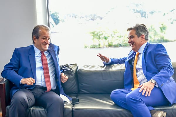 O presidente do PL, Valdemar Costa Neto, e o ministro Ciro Nogueira (Casa Civil), senador licenciado pelo PP do Piauí / Foto