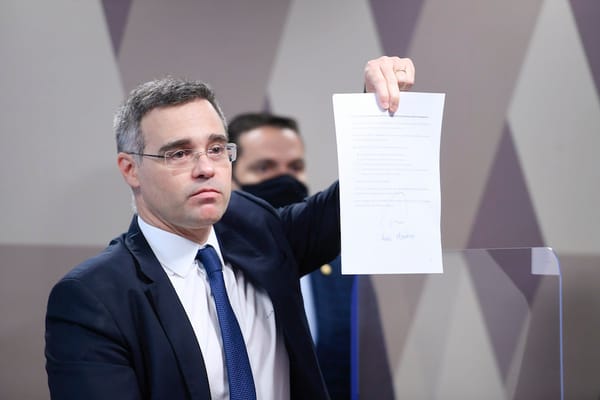 Sabatina de André Mendonça na CCJ do Senado. Ele foi indicado para exercer o cargo de ministro do Supremo Tribunal Federal 
