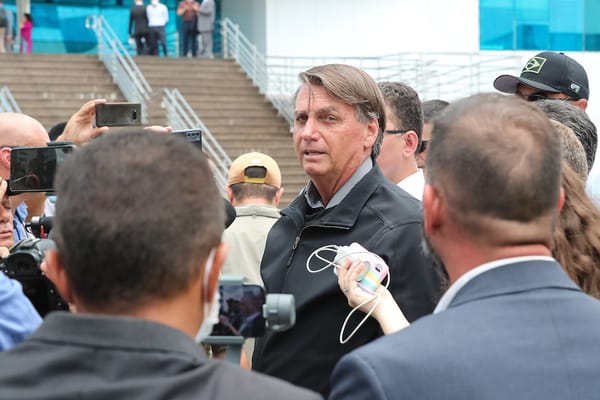 (Porto Velho - RO, 03/02/2021) Presidente da República Jair Bolsonaro, conversa com a imprensa. Foto: Isac Nóbrega/PR