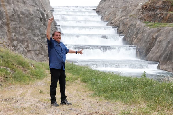 (Jati - CE, 08/02/2022) Cerimônia Alusiva ao Ato de Liberação das Águas do Rio São Francisco para o Estado do Ceará. Fo