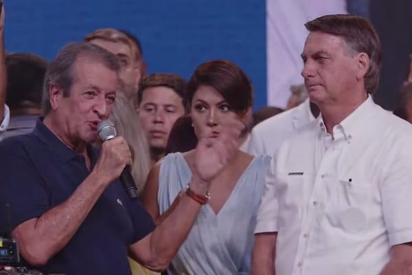 O presidente Jair Bolsonaro e o presidente do PL, Valdemar Costa Neto, durante evento do partido / Foto: Reprodução/Twitter
