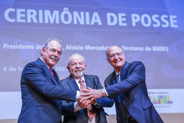 06.02.2023 - Cerimônia de posse do Presidente do Banco Nacional de Desenvolvimento Econômico e Social (BNDES). Aloizio Merc