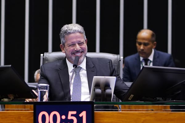 Presidente da Câmara, Arthur Lira (PP-AL), no dia 23 de maio de 2023, votação do novo marco fiscal / 📸 Pablo Valadares/