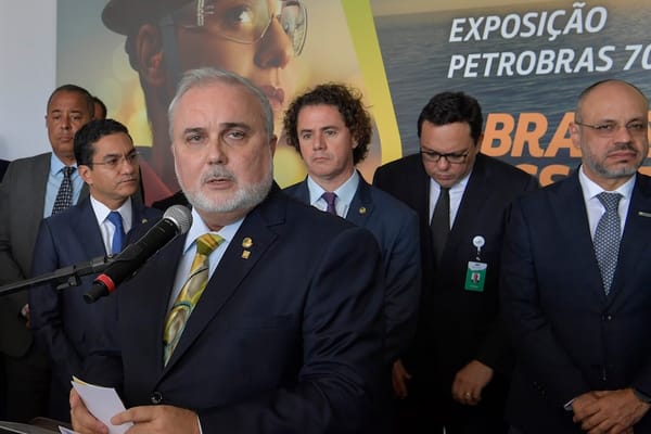 Em discurso no dia 18.out.2023, o presidente da Petrobras, Jean Paul Prates / 📸 Jonas Pereira/Agência Senado