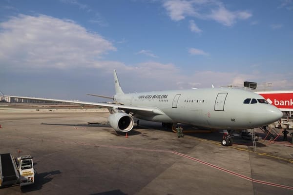 Um dos aviões que resgataram brasileiros em Israel / 📸 Audiovisual/PR