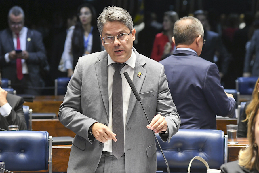 O senador Alessandro Vieira (Cidadania-SE) / Foto: Jefferson Rudy/Agência Senado
