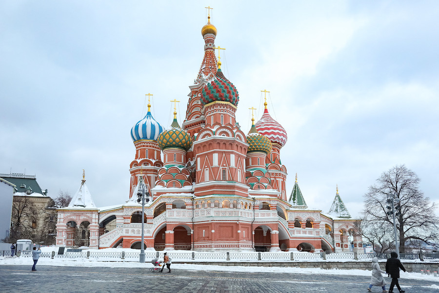 (Moscou - Rússia, 15/02/2022) Catedral de São Basí-lio erguida na Praça Vermelha / Foto: Valdenio Vieira/PR