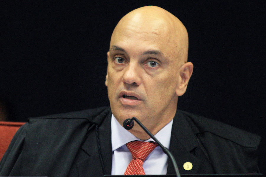 Ministro Alexandre de Moraes durante sessão da 1ª turma do STF / Foto: Nelson Jr./SCO/STF