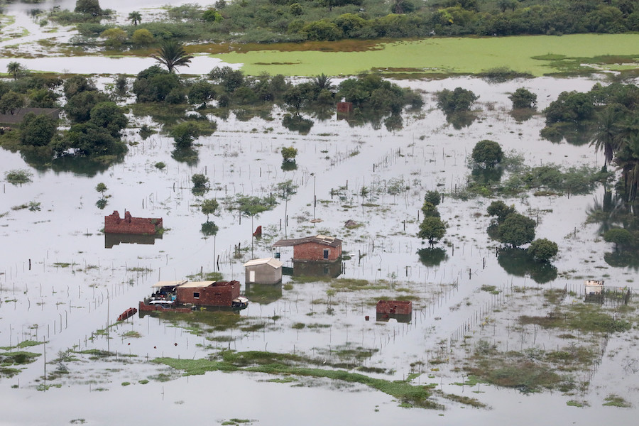 (Recife - PE, 30/05/2022) Sobrevoo de áreas afetadas pela chuva / Foto: Clauber Cleber Caetano/PR