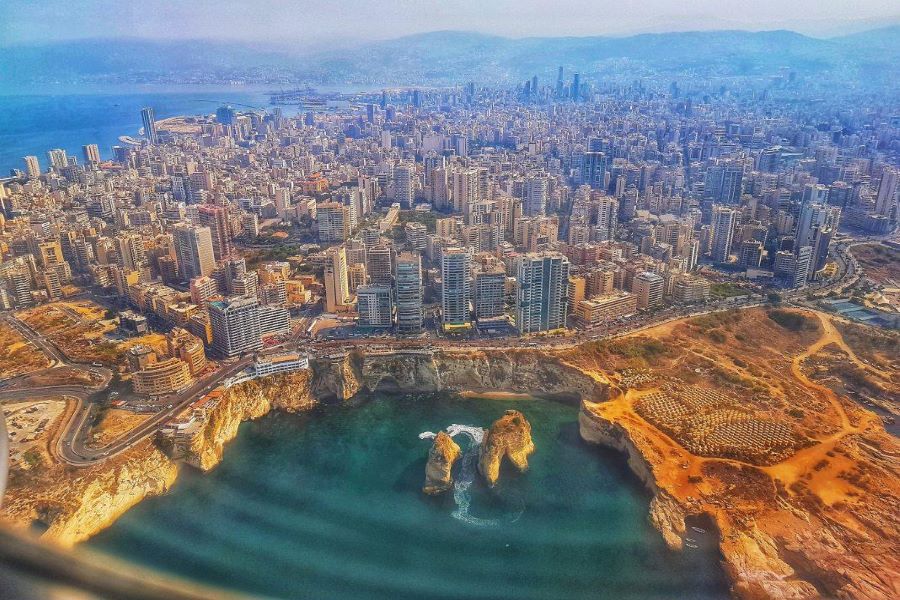 Beirute, capital do Líbano. O país enfrenta uma situação de grave crise econômica e social