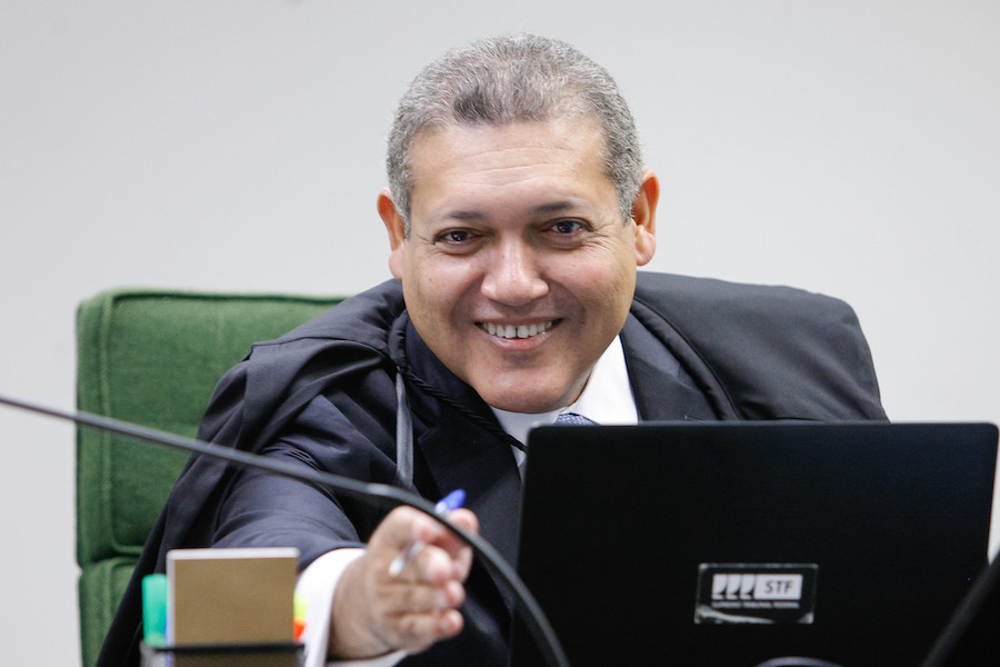 Correio Sabiá: ministro Kassio Nunes Marques durante sessão da Segunda Turma por videoconferência / Foto: Fellipe Sampaio /SCO/STF