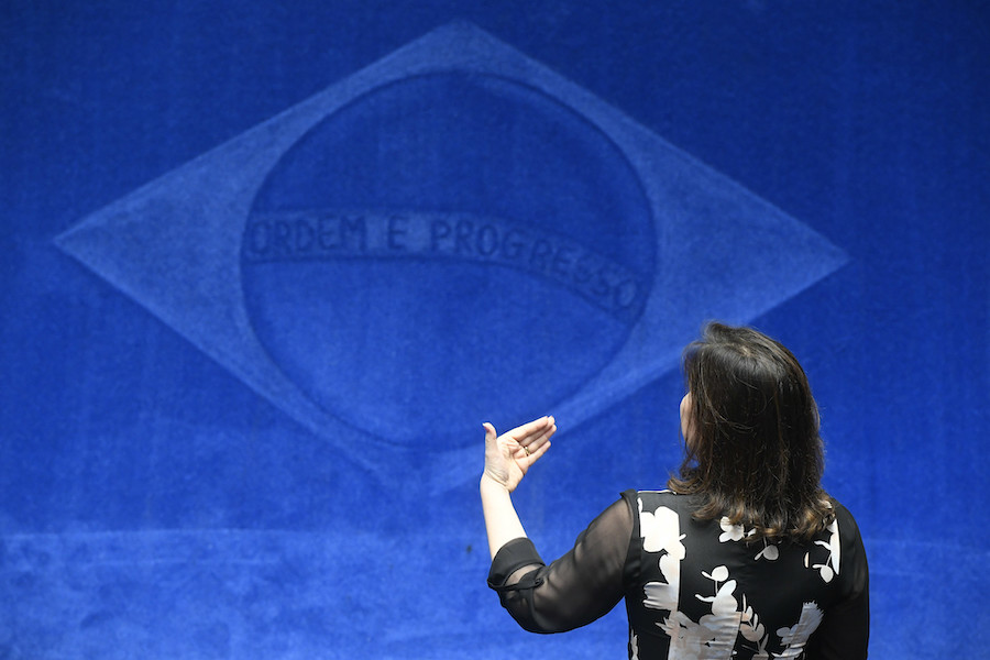 Em destaque, senadora Simone Tebet (MDB-MS) / Foto: Marcos Oliveira/Agência Senado