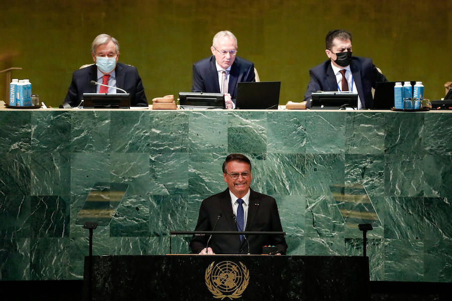 Abertura do Debate Geral da 77ª Sessão da Assembleia Geral das Nações Unidas, em Nova York - Discurso do presidente Jair Bolsonaro / Foto: Isac Nóbrega/PR