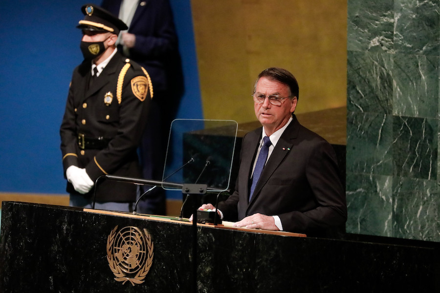 Abertura do Debate Geral da 77ª Sessão da Assembleia Geral das Nações Unidas, em Nova York - Discurso do presidente Jair Bolsonaro / Foto: Isac Nóbrega/PR