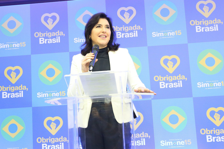 Sabiá: Simone Tebet faz pronunciamento sobre o seu posicionamento no 2º turno das eleições de 2022 / Foto: Divulgação