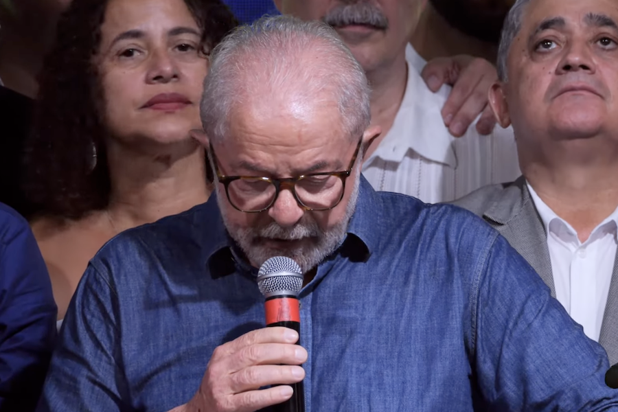 Lula fez um pronunciamento depois de eleito / Foto: Reprodução