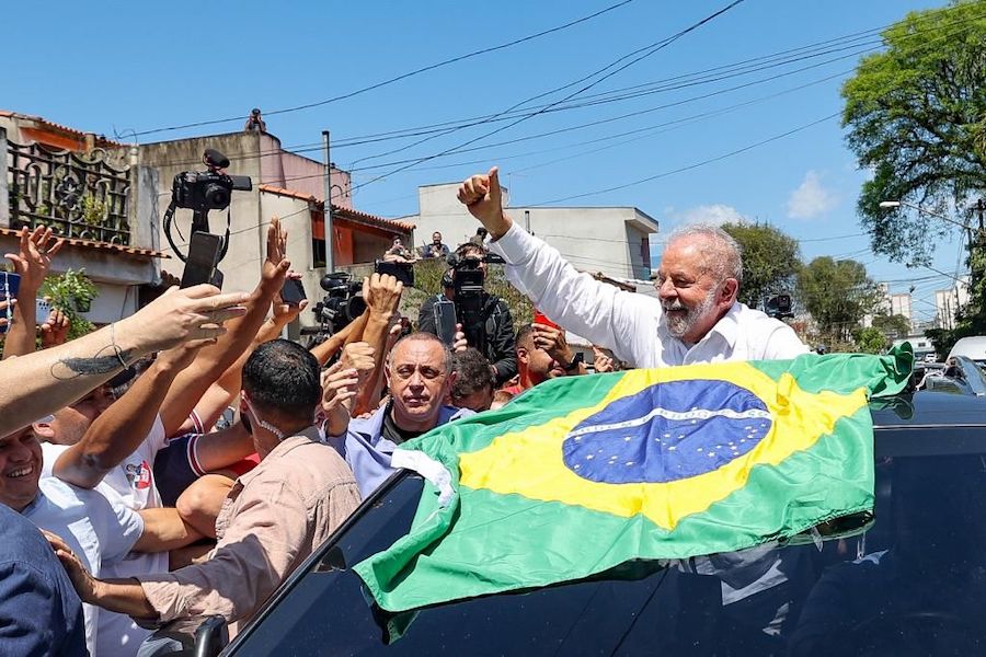 O ex-presidente Luiz Inácio Lula da Silva votou neste domingo (30.out.2022) / Foto: Ricardo Stuckert/Divulgação