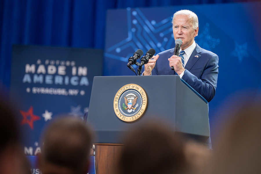 O presidente dos Estados Unidos, Joe Biden, no dia 28 de outubro de 2022 / Foto: Reprodução/Twitter