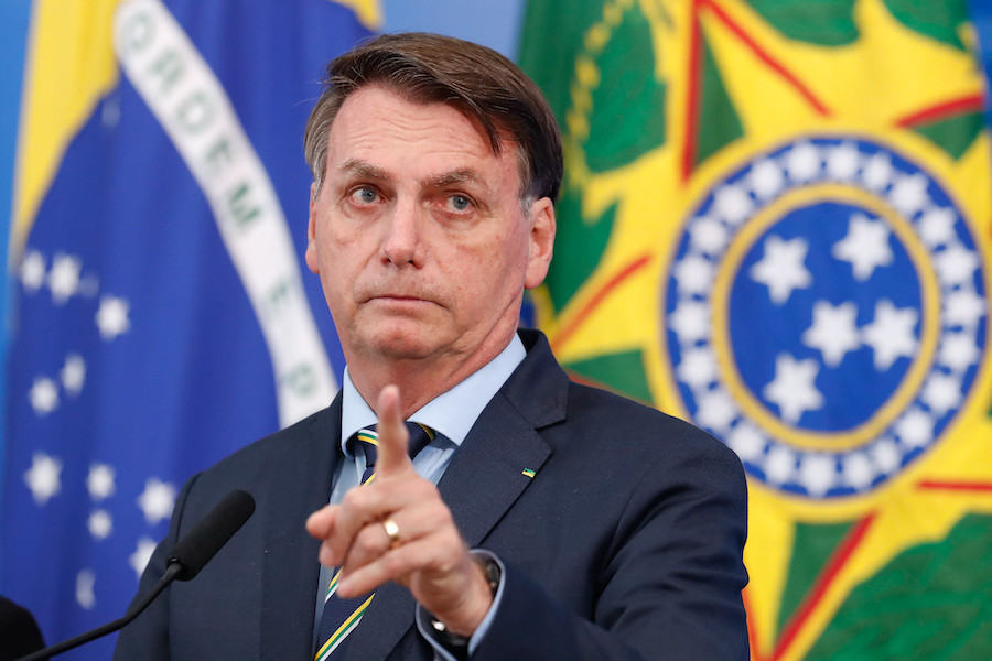 (Brasília - DF, 16/04/2020) Coletiva de Imprensa com o Presidente da República, Jair Bolsonaro. Foto: Alan Santos/PR