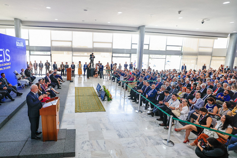 Lula na cerimônia de Lançamento da nova Estratégia para o Complexo Econômico-Industrial da Saúde / ? Ricardo Stuckert / PR
